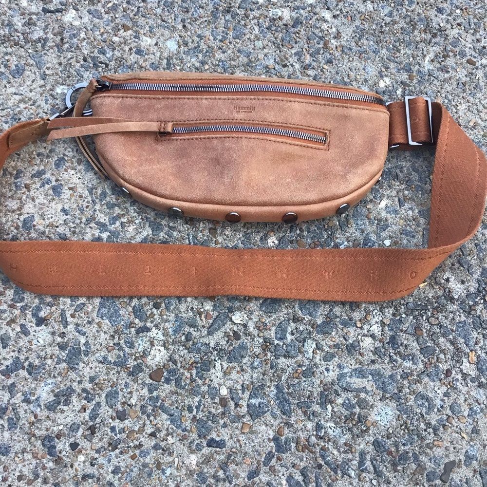 Hammitt Charles Brown leather Sling Bag MED